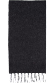 Loewe - Black & Off-White Anagram Scarf