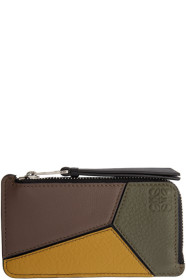 Loewe - Green & Yellow Puzzle Card Holder