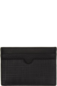 Loewe - Porte-cartes noir Linen Plain