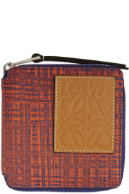 Loewe - Orange & Blue Square Zip Wallet