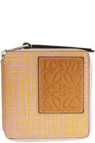 Loewe - Pink & Yellow Square Zip Wallet
