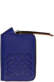 Loewe - Blue Brand 6 Card Zip Wallet