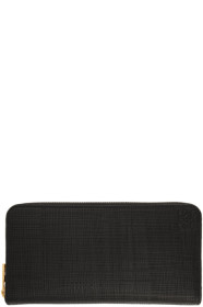 Loewe - Portefeuille à glissière noir Linen