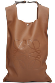 Loewe - Sac à dos brun clair Shopper
