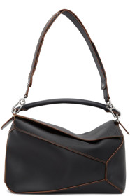 Loewe - Black Large Puzzle Bag