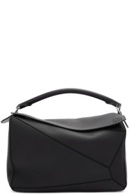 Loewe - Sac noir Large Puzzle