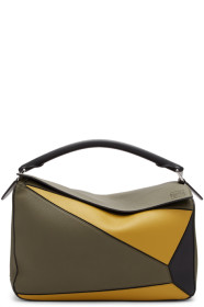 Loewe - Sac kaki Large Puzzle