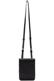 Loewe - Sac à bandoulière noir Gusset Flat