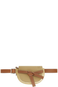 Loewe - Sac-ceinture beige Large Gate