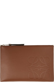 Loewe - Tan Flat Pouch