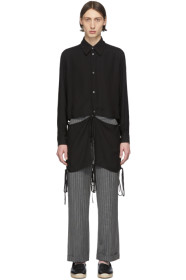 Loewe - Black Tie Cut Panel Shirt