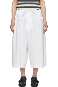 Loewe - White Oversized Poplin Shorts
