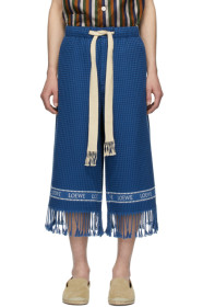 Loewe - Navy Jacquard Trim Shorts