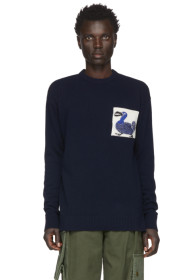 Loewe - William De Morgan コレクション ネイビー ドードー セーター