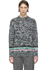 Loewe - Black & Multicolor Mélange Sweater