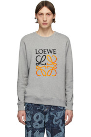 Loewe - Grey Embroidered Sweatshirt