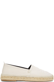 Loewe - White Anagram Espadrilles