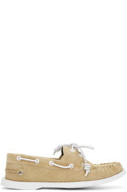 Loewe - Yellow Nubuck Boat Shoes