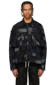99% IS - Black Patch Pocket Shirt Jacket