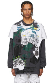 99% IS - Grey & White Seditionaires T-Shirt