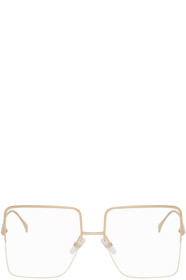 Fendi - Gold Large Square Glasses