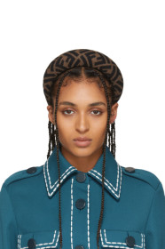 Fendi - Brown & Black 'Forever Fendi' Headband