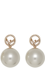 Fendi - Gold 'F is Fendi' Earrings