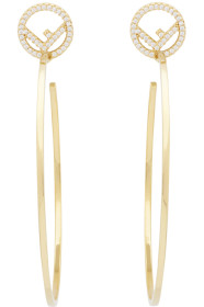 Fendi - Gold 'F is Fendi' Earrings