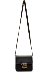 Fendi - Sac noir Small Karligraphy
