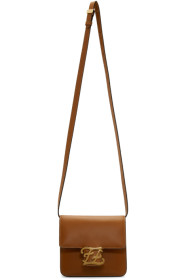 Fendi - Sac brun Small Karligraphy