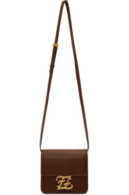Fendi - Brown Mini Karligraphy Bag