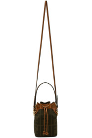 Fendi - Khaki Mini Mon Trésor Pouch