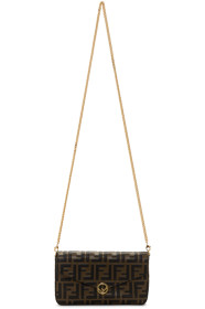 Fendi - Sac enveloppe brun 'Forever Fendi'