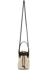Fendi - White Canvas Mini Mon Trésor Pouch