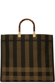 Fendi - Brown Medium Sunshine Shopper Tote