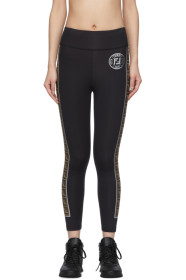 Fendi - Black 'Forever Fendi' Leggings