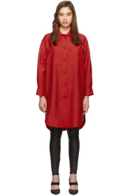 Fendi - Red Oversized Karligraphy Shirt