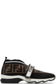 Fendi - 黑色 Forever Fendi Rockoko 运动鞋