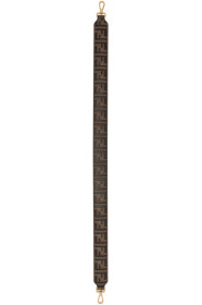 Fendi - Brown & Black 'Forever Fendi' 'Strap You' Bag Strap