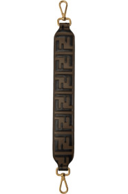 Fendi - Brown Mini 'Forever Fendi' 'Strap You' Bag Strap