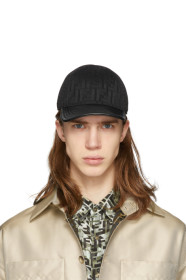 Fendi - Black 'Forever Fendi' Mesh Cap
