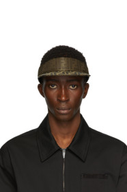 Fendi - Brown 'Forever Fendi' Visor
