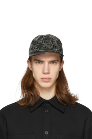 Fendi - Green Camo 'Forever Fendi' Cap