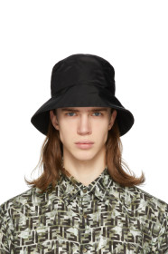 Fendi - Black Mono Eye Bucket Hat