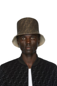 Fendi - Reversible Beige 'Forever Fendi' Bucket Hat