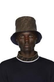 Fendi - Reversible Blue 'Forever Fendi' Bucket Hat