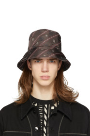 Fendi - Brown Karligraphy Bucket Hat