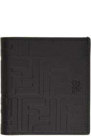 Fendi - Black 'Forever Fendi' Embossed Wallet