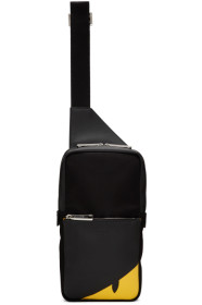 Fendi - Black Bag Bugs Mono Eye Messenger Bag