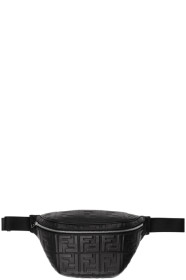 Fendi - Sac-ceinture en cuir nappa noir 'Forever Fendi'